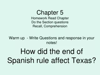 chapter 5 homework read chapter do the section questions recall comprehension