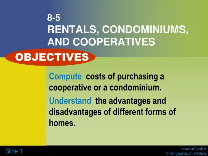 8 5 rentals condominiums and cooperatives