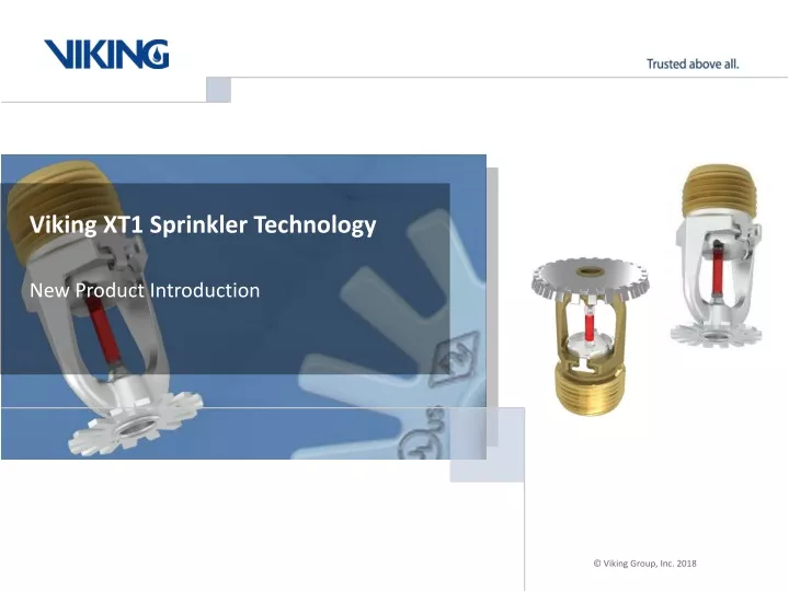 PPT - Viking XT1 Sprinkler Technology PowerPoint Presentation, free  download - ID:9351351