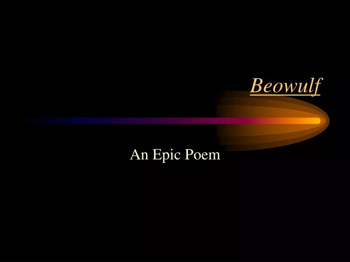 beowulf