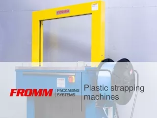 Plastic strapping machines