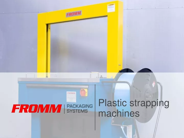 plastic strapping machines