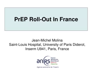 PrEP Roll-Out In France