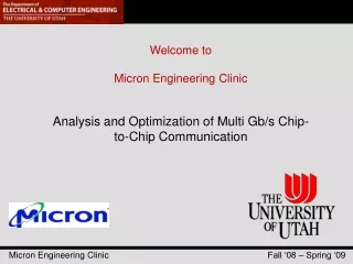Micron Engineering Clinic