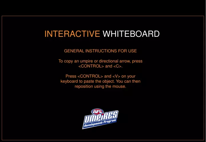 interactive whiteboard