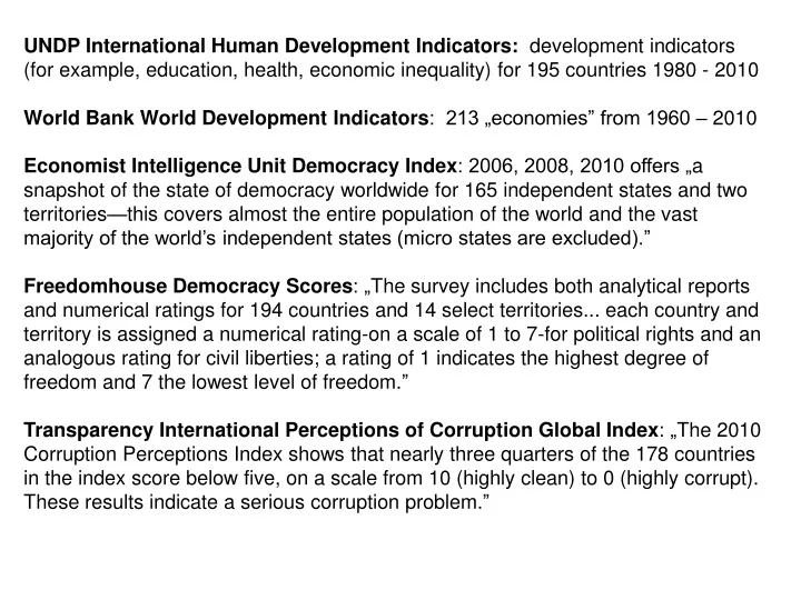 undp international human development indicators