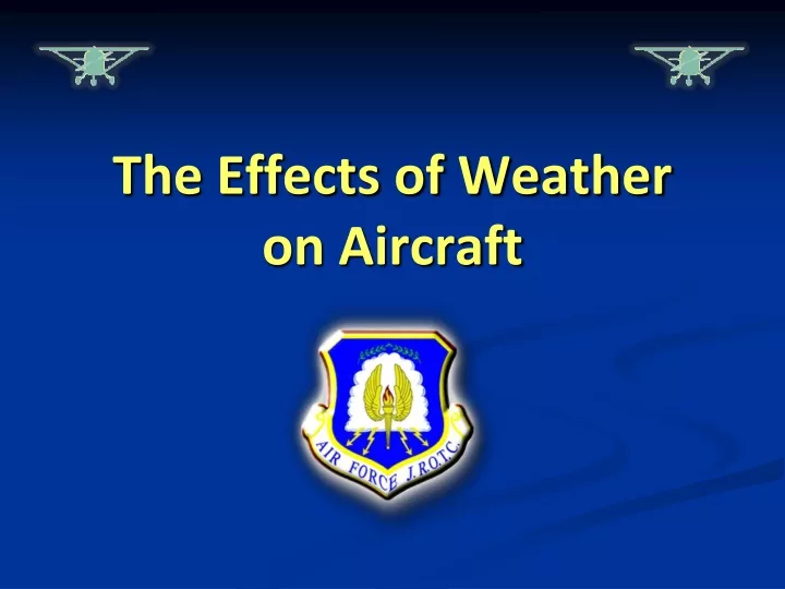 the effects of weather on aircraft