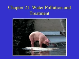 Chapter 21: Water Pollution and Treatment