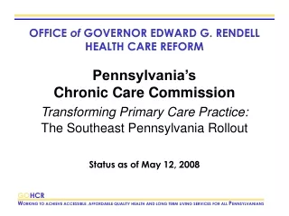 Status as of May 12, 2008