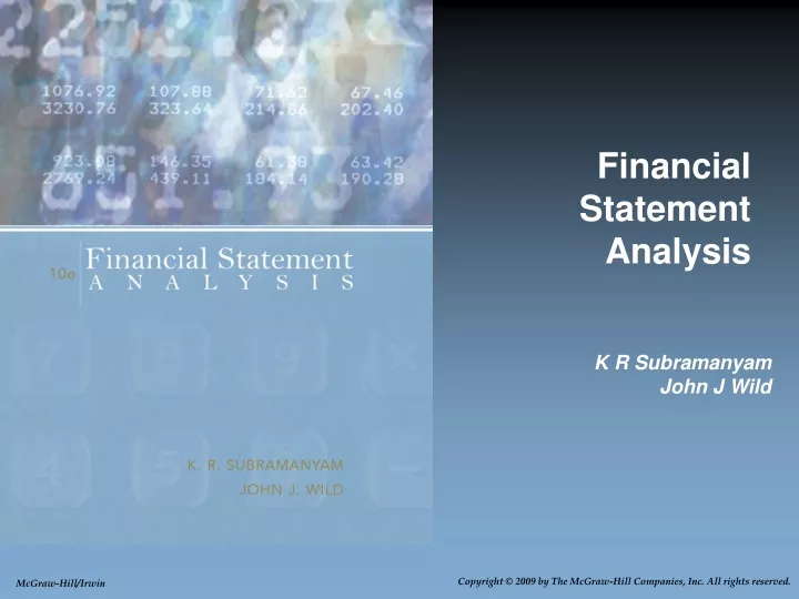 financial statement analysis