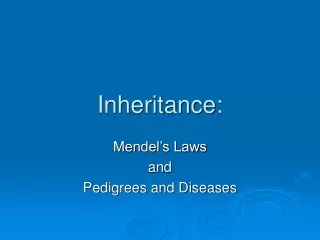 Inheritance: