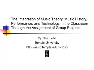 Cynthia Folio Temple University astro.temple/~cfolio