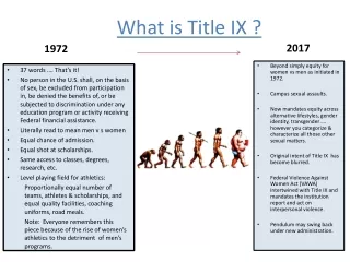 What is Title IX ?