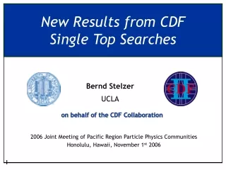 New Results from CDF Single Top Searches