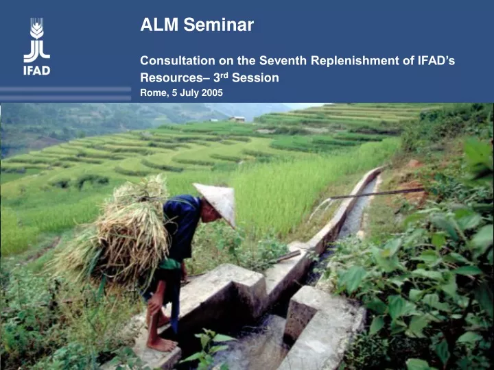 alm seminar consultation on the seventh