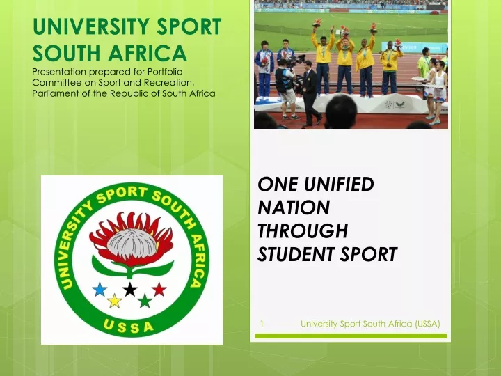 university sport south africa presentation