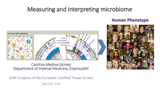 Measuring and interpreting microbiome