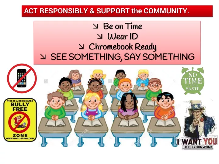 act responsibly support the community