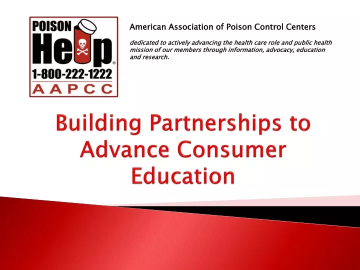 building partnerships to advance consumer education