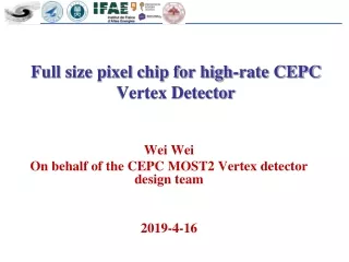 Full size pixel chip for high-rate CEPC Vertex Detector