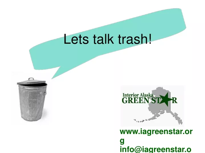 lets talk trash