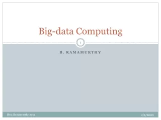 Big-data Computing