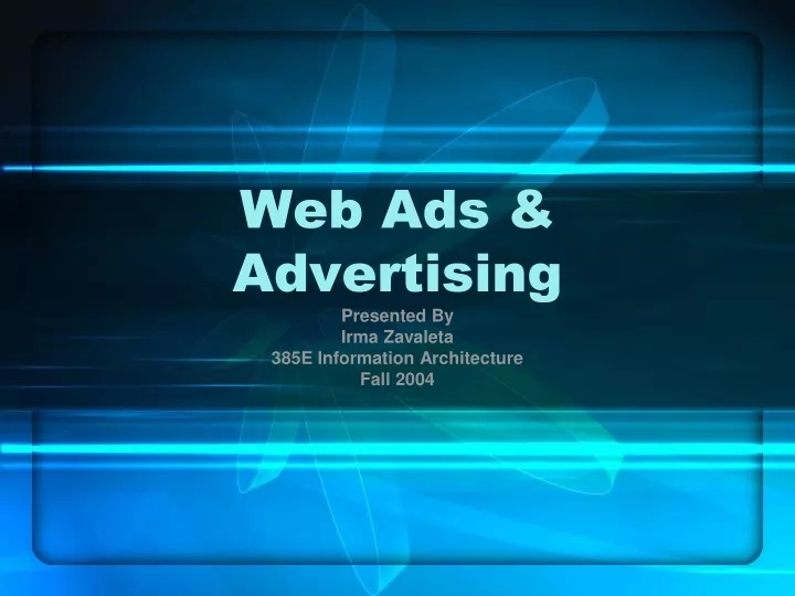 web ads advertising