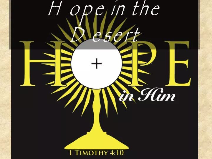hope in the desert