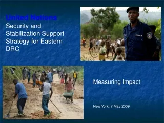 United Nations Security and Stabilization Support Strategy for Eastern DRC