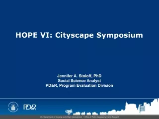 HOPE VI: Cityscape Symposium