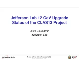 Jefferson Lab 12 GeV Upgrade  Status of the CLAS12 Project