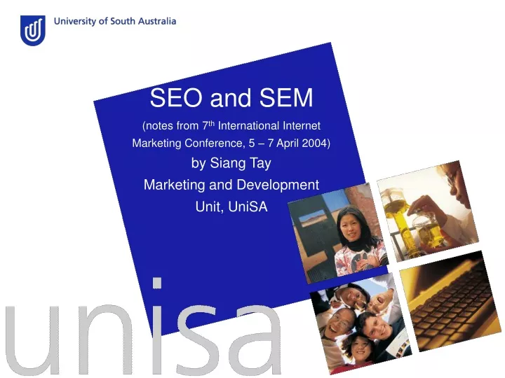 seo and sem notes from 7 th international