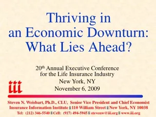 Thriving in an Economic Downturn: What Lies Ahead?