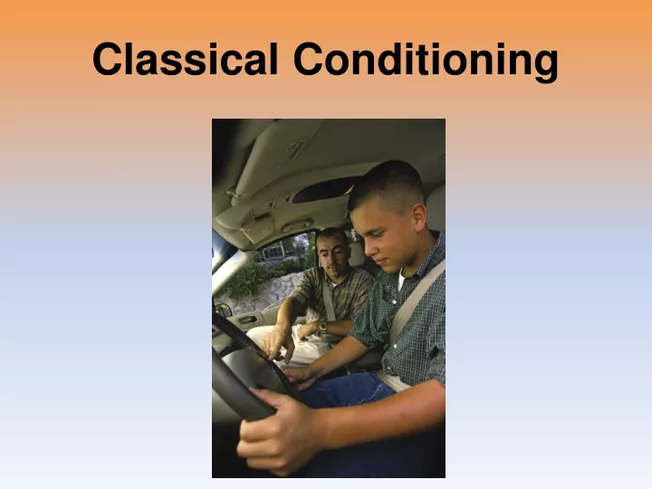 classical conditioning