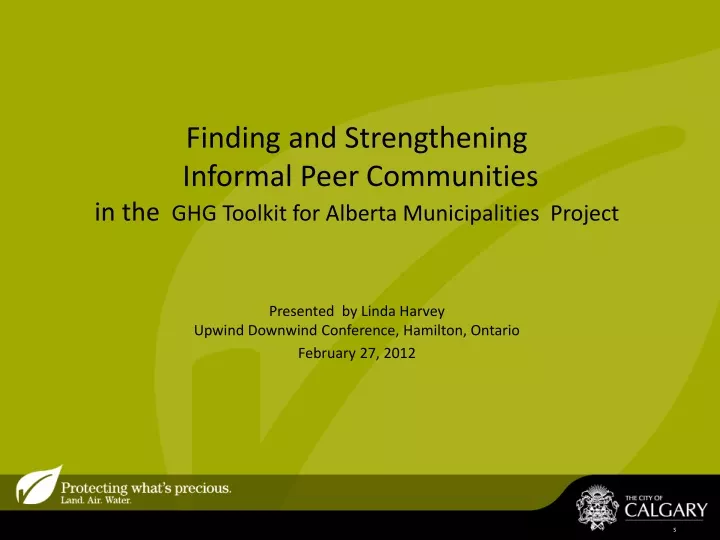 finding and strengthening informal peer