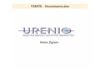 VERITE – Dissemination plan