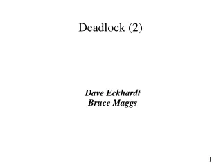 Deadlock (2)