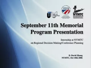 September 11th Memorial Program Presentation