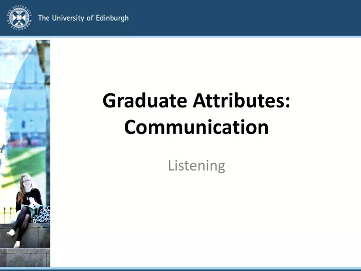 graduate attributes communication