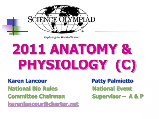 2011 ANATOMY &amp; PHYSIOLOGY  (C)