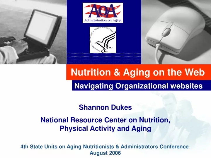 nutrition aging on the web