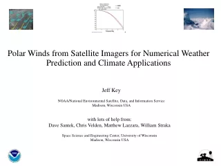Polar Winds from Satellite Imagers for Numerical Weather Prediction and Climate Applications