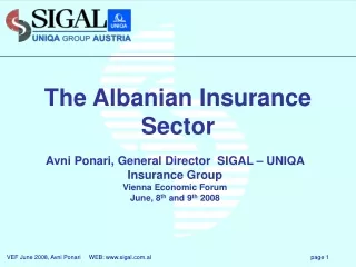 The Albanian Insurance Sector