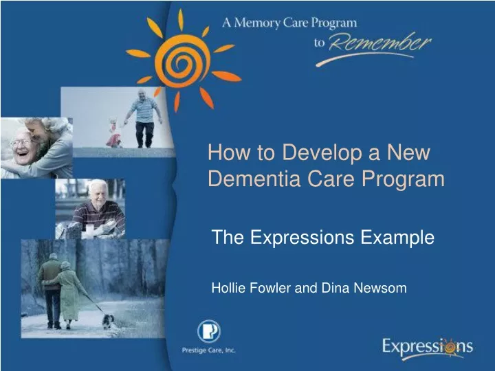 how to develop a new dementia care program