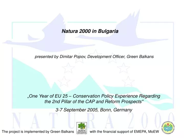 natura 2000 in bulgaria