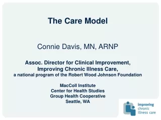 The Care Model