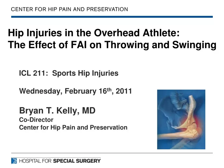 hip injuries in the overhead athlete the effect of fai on throwing and swinging
