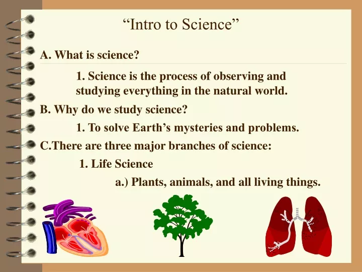 intro to science