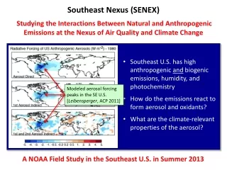 Southeast Nexus (SENEX)