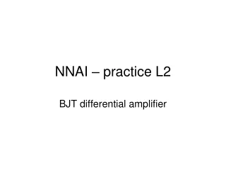 NNAI – practice L2